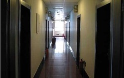 Chinese hotel hallway